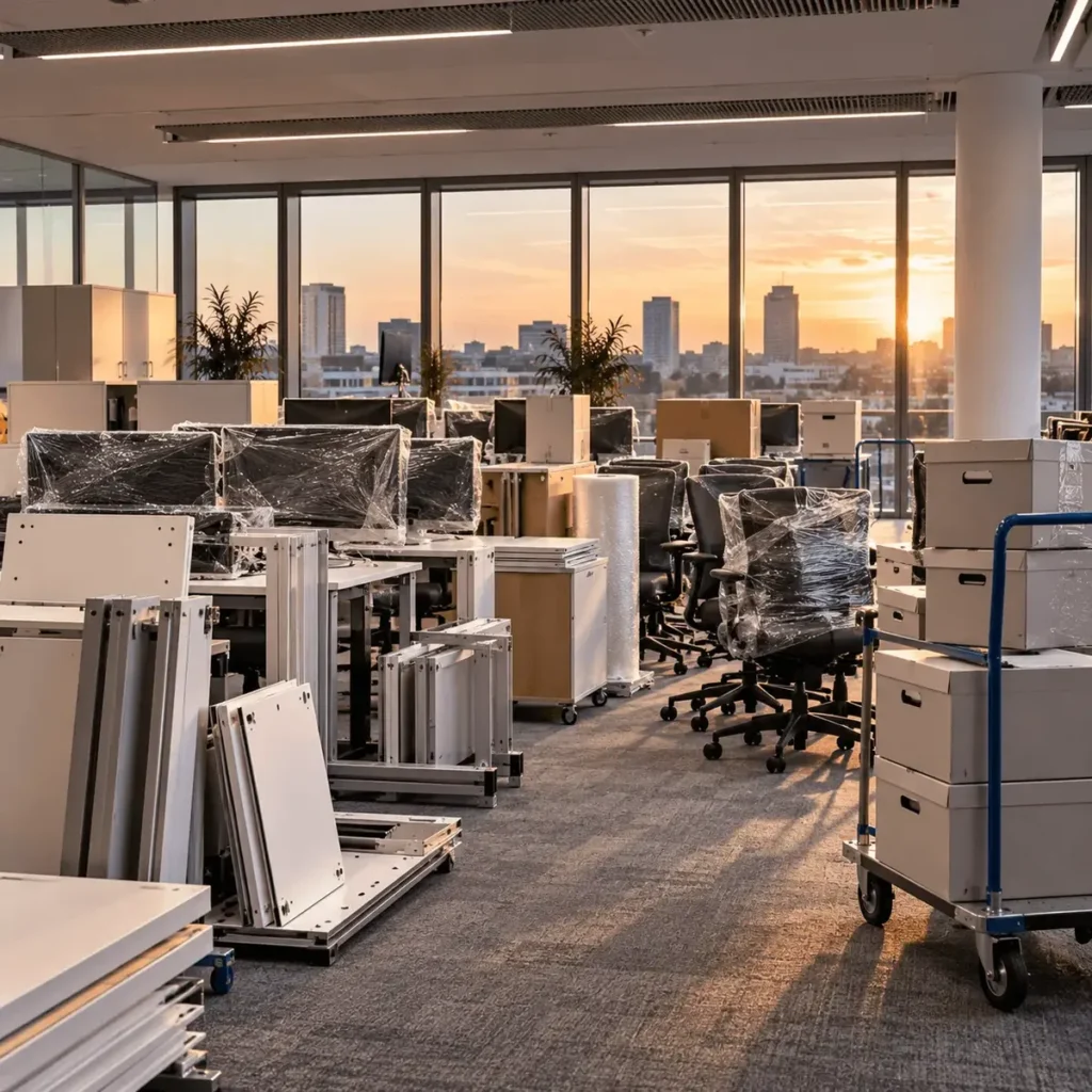 Déménagement d'entreprise et de bureaux à Bruxelles
