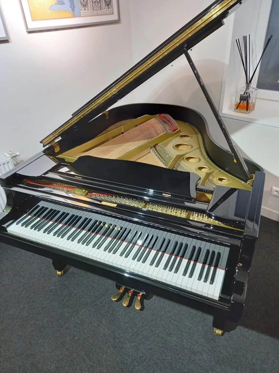 Piano à queue transporté par Fast Move Benelux à Bruxelles